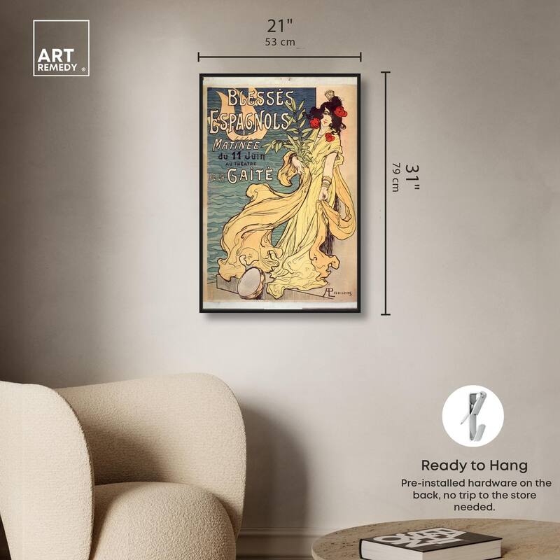 Spanish Dance Canvas by Art Remedy