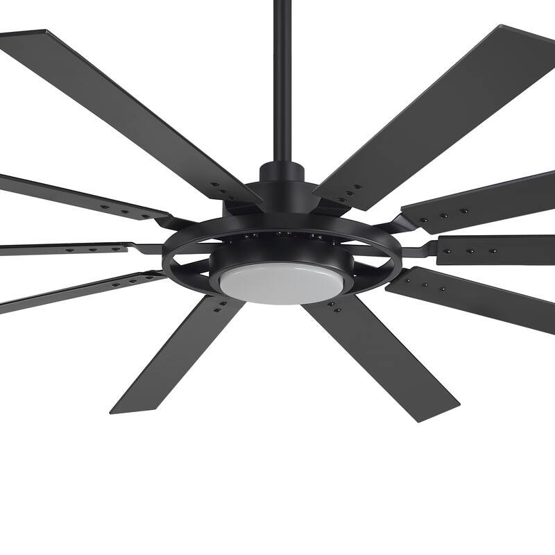 52/42/72/80-IN LED Ceiling Fan with Light Kit and Remote(5/10/12-Blade)