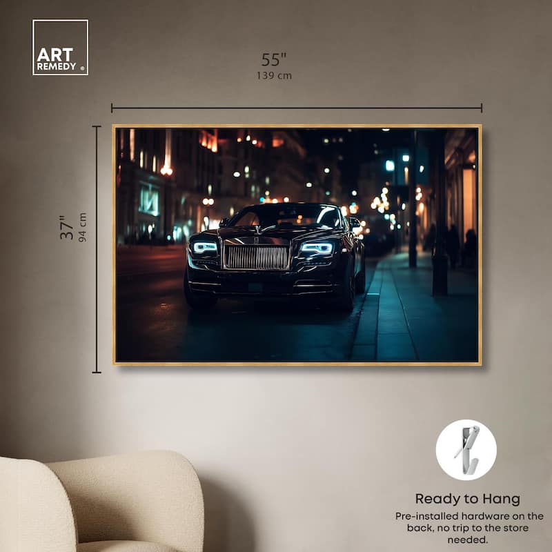 Phantom's Gleam Canvas by Art Remedy