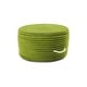 preview thumbnail 9 of 9, Textured Solid Color Round Pouf/Ottoman Lime - Specialty - Foam - Pouf
