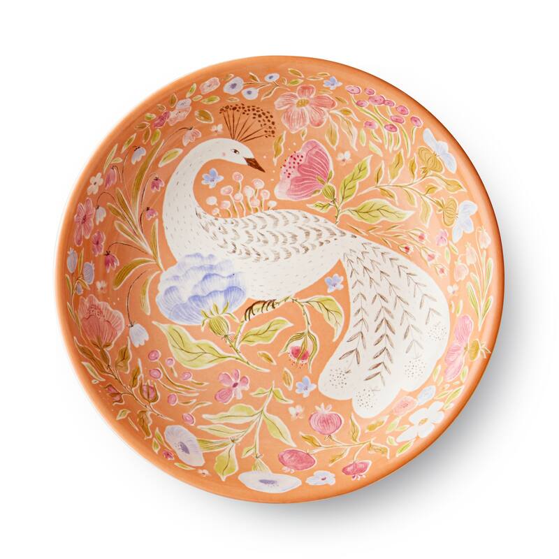 Certified International Menagerie 9" Soup/Cereal Bowls, Set of 4 Assorted Designs - 9.00"L x 9.00"W x 2.00"H