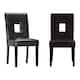 Option Black Faux Leather