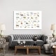 preview thumbnail 6 of 6, iCanvas "Safari Alphabet Nursery Decor" by PaperPaintPixels Canvas Print 40x60x1.5