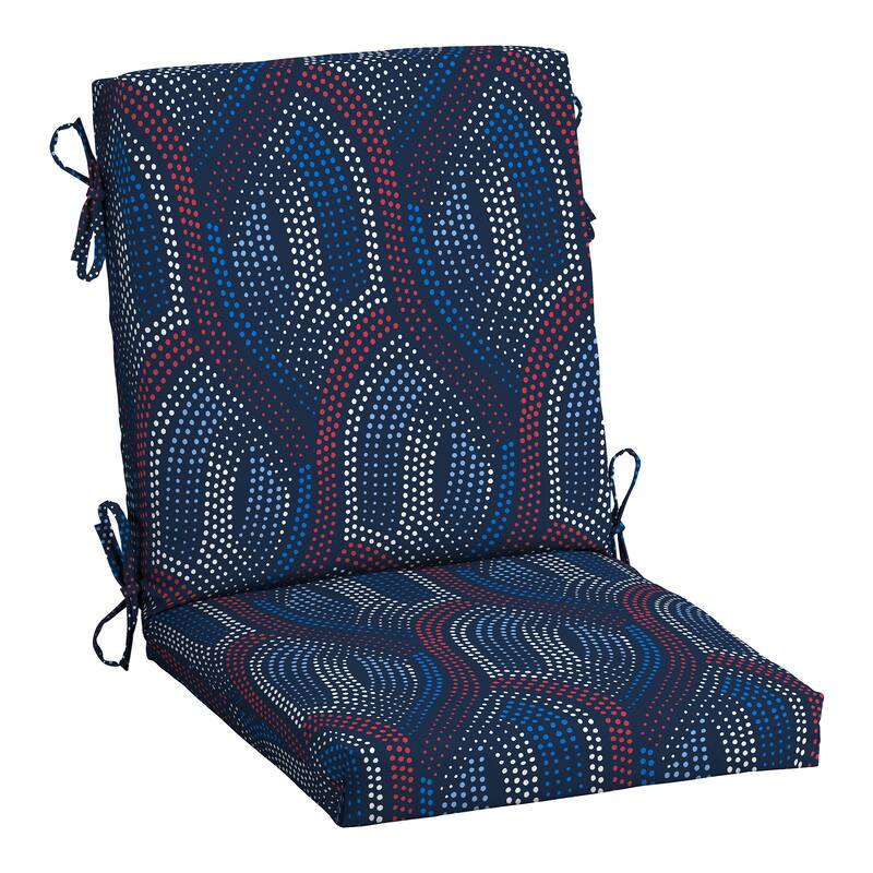 ARDEN Outdoor Midback Chair Cushion, 18 x 16.5 - Dotlightful