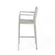 preview thumbnail 44 of 49, Cape Coral Outdoor 5-piece Aluminum Square Bar Set by Christopher Knight Home