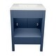 preview thumbnail 10 of 28, Nevado 25 in. W x 19 in. D x 36 in. H Bath Vanity in with White Cultured Marble Top Single Hole