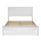Grain Wood Furniture Greenport Louvered Solid Wood Platform Bed - Brushed White - Queen