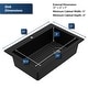 preview thumbnail 79 of 86, Karran Drop-In Quartz 33 in. 1-Hole Single Bowl Kitchen Sink Kit