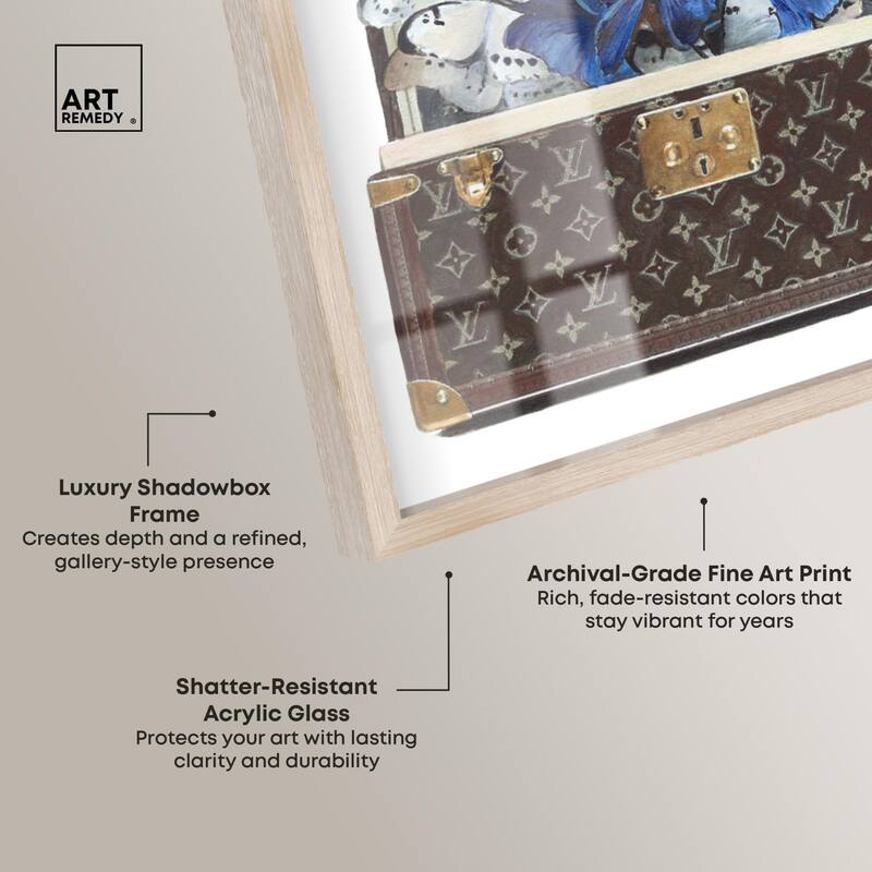 Luxurious Butterflies Shadowbox by Art Remedy