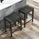 preview thumbnail 14 of 18, Tarala Farmhouse Counter Height Stool (Set of 2) by Furniture of America