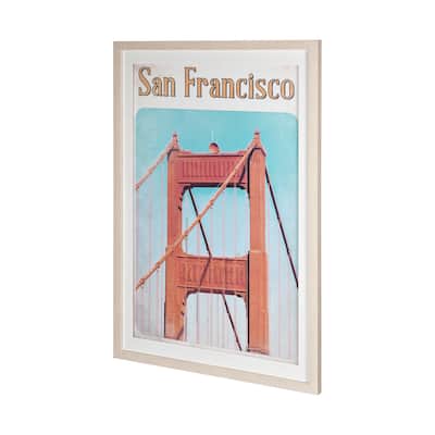 Vintage San Francisco Framed Art Print