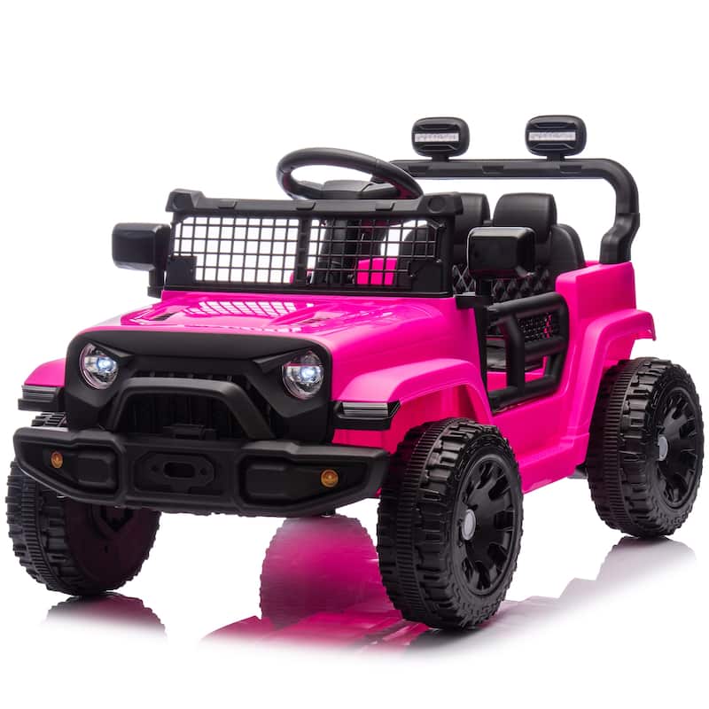 24V Kids Electric Ride-On Car with Remote Control, Ages 3+, 2WD & Bluetooth - Pink
