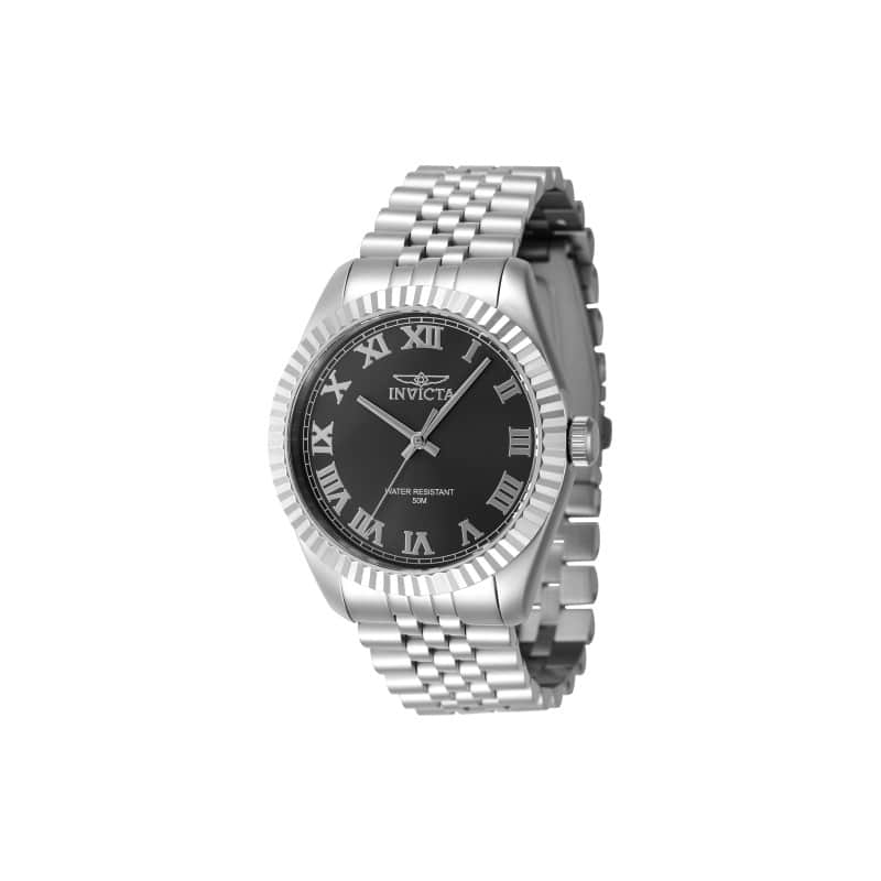 Invicta Men's 47396 Specialty Quartz 3 Hand Black Dial Watch