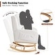 preview thumbnail 66 of 66, HOMYKA 27.5" Wide Rocking Chair for Nursery