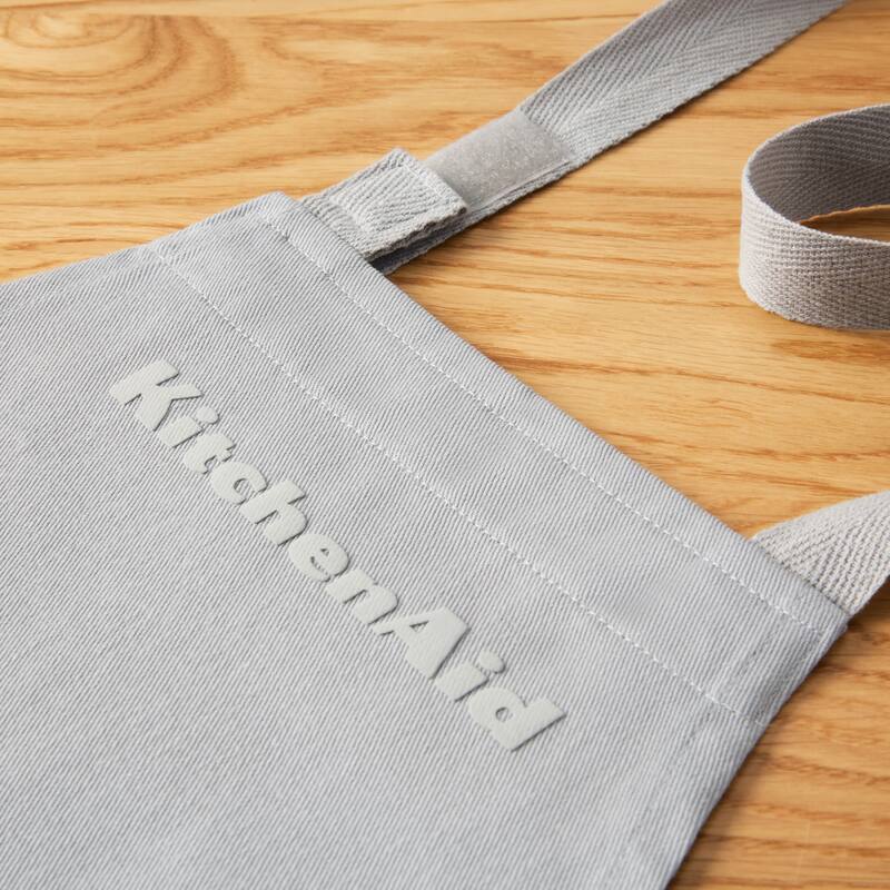 KITCHENAID Gourmet Series Gridlines Little Chef Apron, Water & Stain Resistant