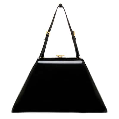 Prada Medium Brushed Leather Top Handle Bag