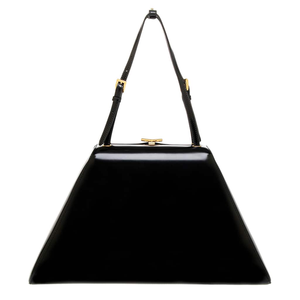 Prada Medium Brushed Leather Top Handle Bag