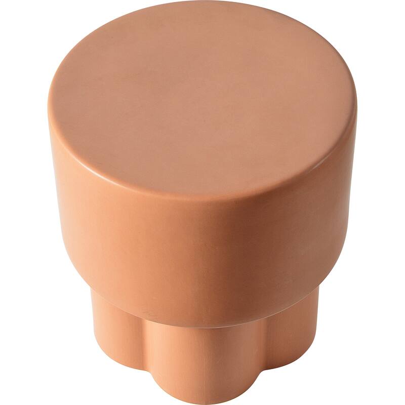 Mayflower Hand-Made Side Table - 14.5" - Orange
