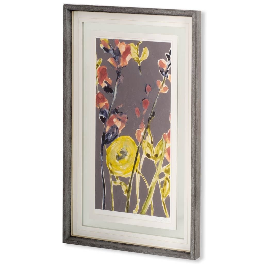 Anemone & Coral II by Jennifer Goldberger a Framed Art Print Matted under Glass