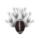 preview thumbnail 3 of 3, Waloo Sports Jumbo Football Bowling Set