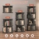 preview thumbnail 31 of 102, 4/5/6 Tiers Round Rotating Bookcase, Revolving Floor Standing Bookshelf Corner Organizer Display