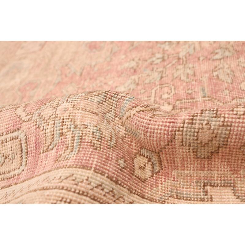 ECARPETGALLERY Hand-knotted Antalya Vintage Dark Copper Wool Rug - 9'10 x 12'10