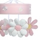 preview thumbnail 3 of 5, Lambs & Ivy Daisy Dreams Pink/White Musical Baby Crib Mobile Soother Toy