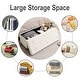 preview thumbnail 21 of 22, Fabric Upholstered Storage Ottoman, Bench for Entryway, Bedroom, Closet