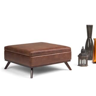 WYNDENHALL Ethan Mid Century Modern Table Ottoman