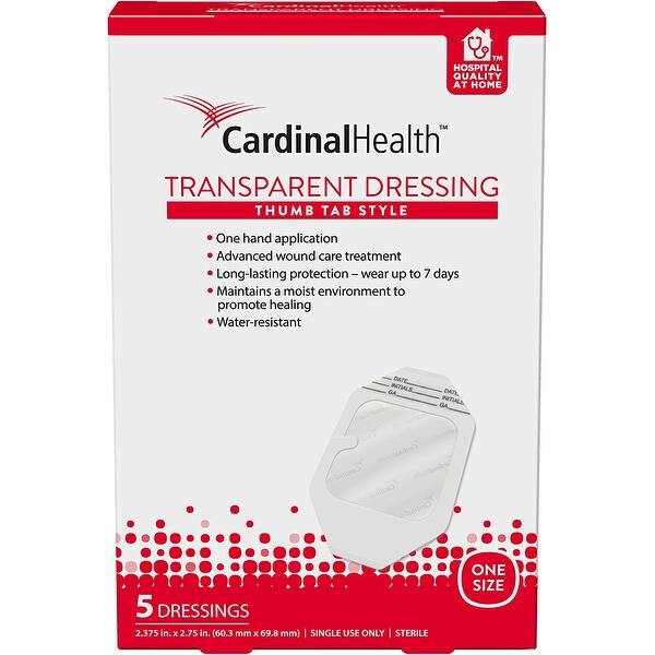 Shop Cardinal Health 2 375x2 75 In Thumb Tab Transparent Dressing