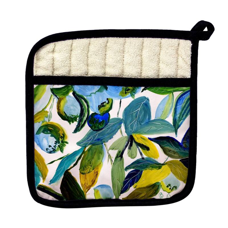 Betsy's Blueberries Pot Holder - 9x9