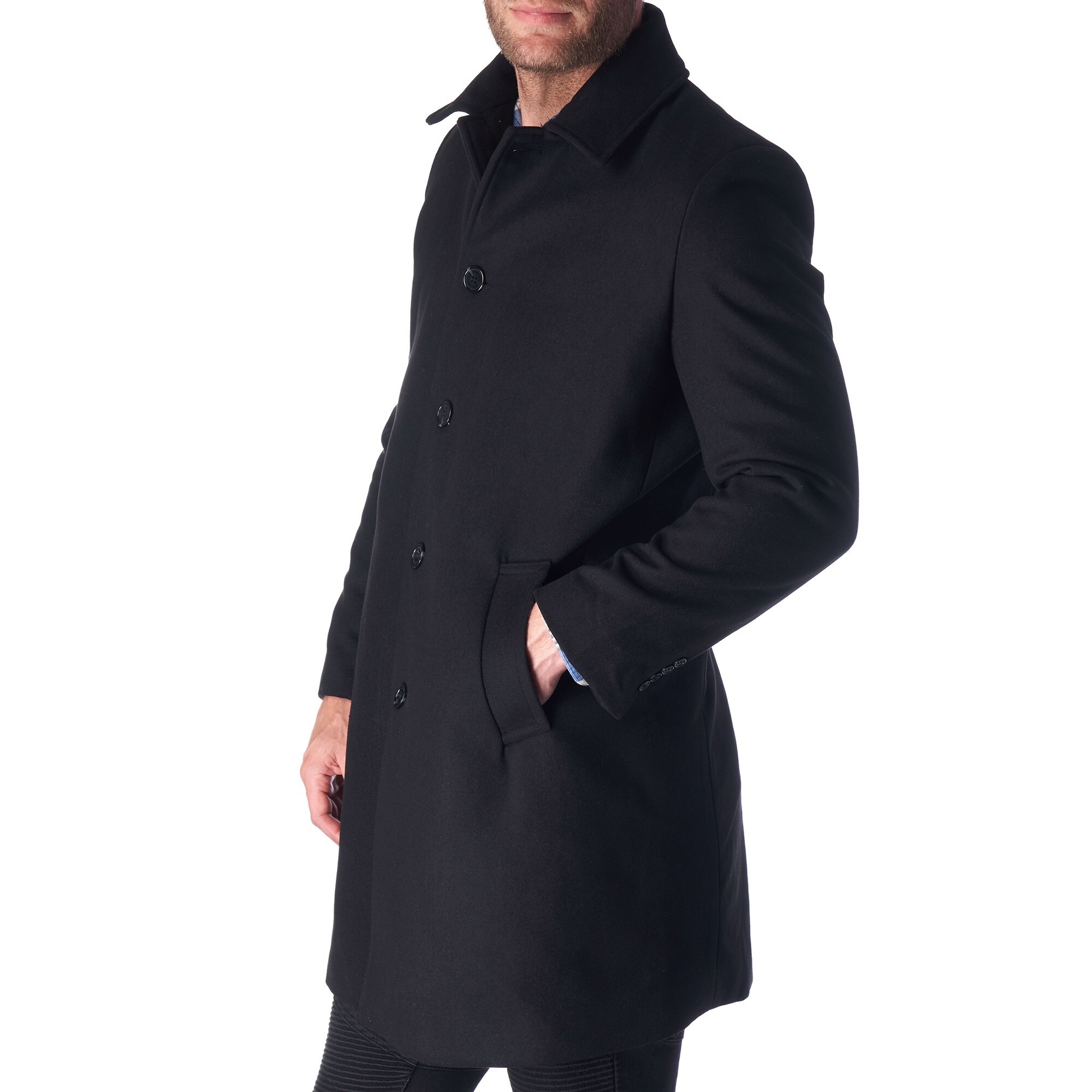 mens wool walking coat