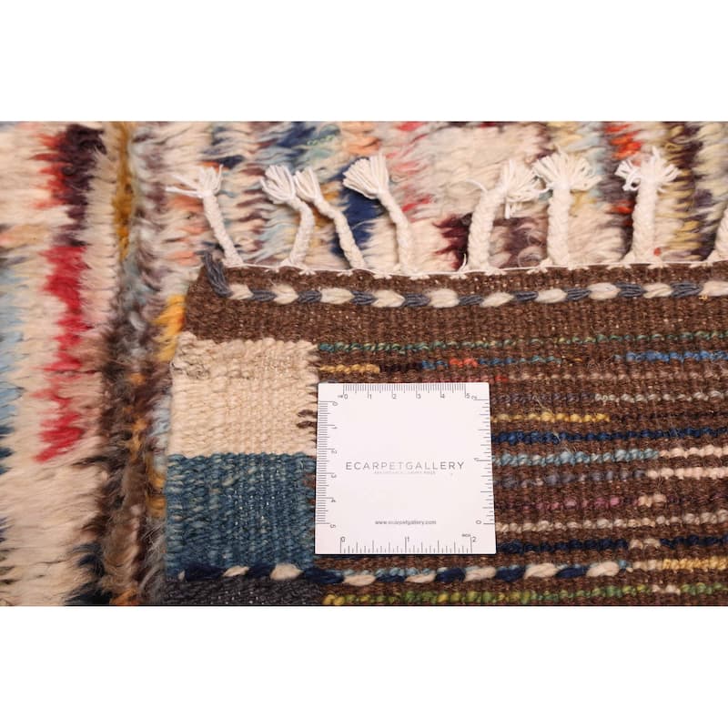 ECARPETGALLERY Hand-knotted Pak Finest Marrakesh Multi Color Wool Rug - 8'4 x 9'9