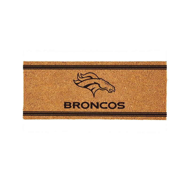 Denver Broncos Monochrome Indoor/Outdoor Coir Door Mat