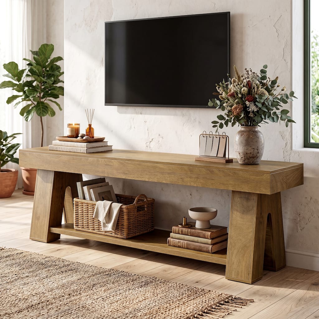 63" Modern TV Stand Entertainment Center for TVs up to 65''