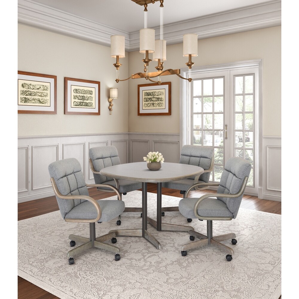 Caster chairs dining online