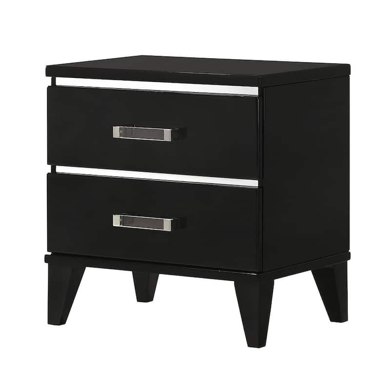 Cavanaugh 2-Drawer Nightstand - Black