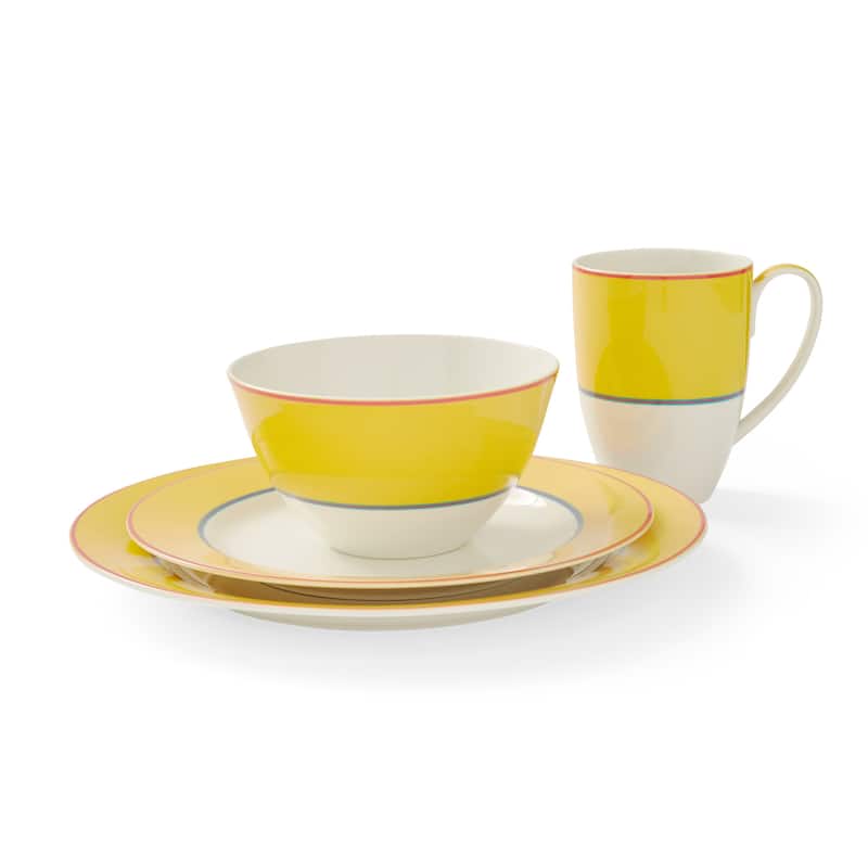 Kit Kemp for Spode Calypso Set of 4 17 Ounce Mugs