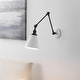 preview thumbnail 9 of 64, Rover 7" Adjustable Arm Metal LED Wall Sconce by JONATHAN Y White/Oil Rubbed Bronze - 1