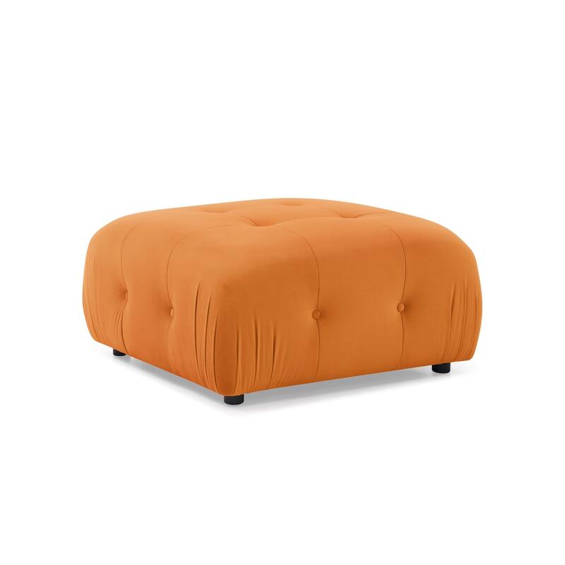 Modular Sectional Sofa, Button Tufted Designed and DIY Combination,L Shaped Couch with Reversible Ottoman