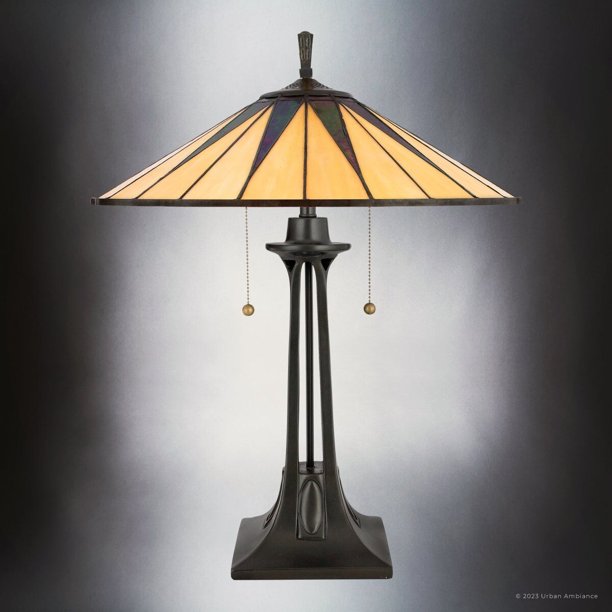 Luxury-Craftsman-Table-Lamp,-