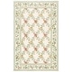 preview thumbnail 34 of 57, SAFAVIEH Handmade Chelsea Karley Trellis French Country Wool Rug 3'9" x 5'9" - Ivory - Rectangle
