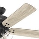 preview thumbnail 8 of 15, Hunter 52" Shady Grove Ceiling Fan with LED Light Kit/ Pull Chain, Standard or Flush Mount - Casual, Transitional