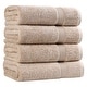 preview thumbnail 43 of 105, Superior Heritage Egyptian Cotton Absorbent Bath Towel Set of 4