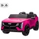 preview thumbnail 12 of 24, 2 Seater Ride on Car for Kids 24V Licensed Cadillac with Remote Control Pink