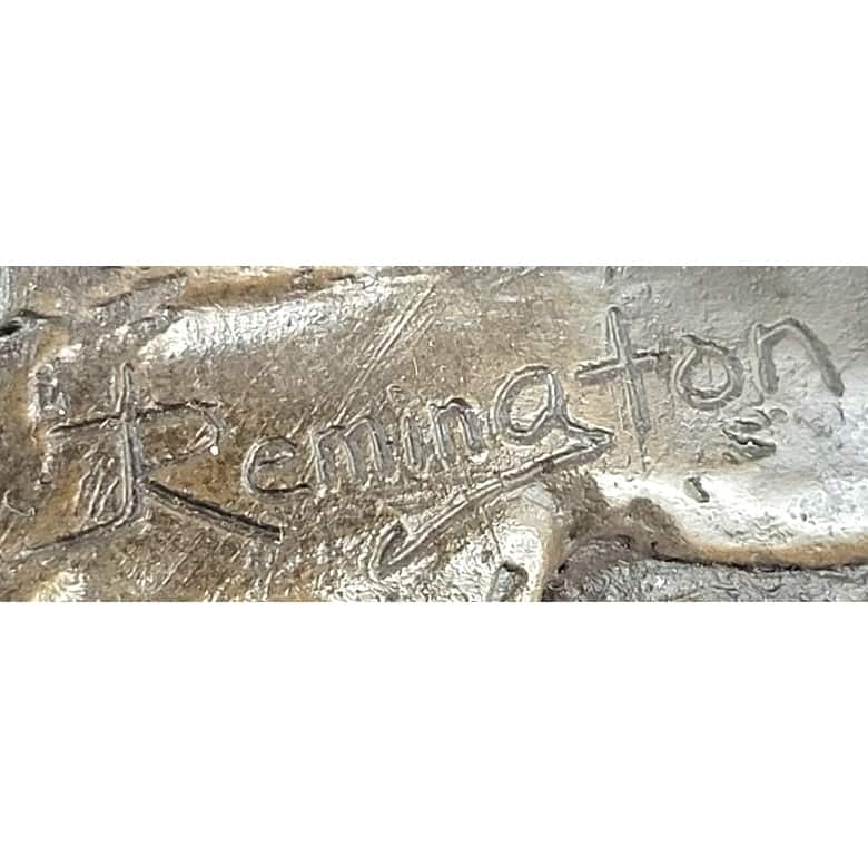Bronze Explorer On Imitative Horseback – Detailed Historical Sculpture On Marble Base