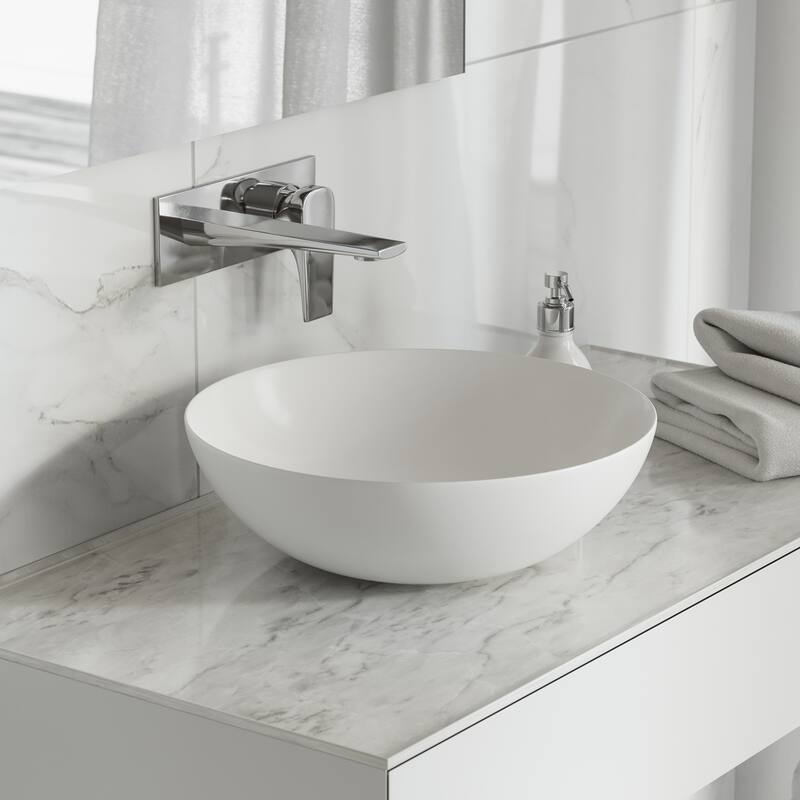Classe 16" Ceramic Sink - White