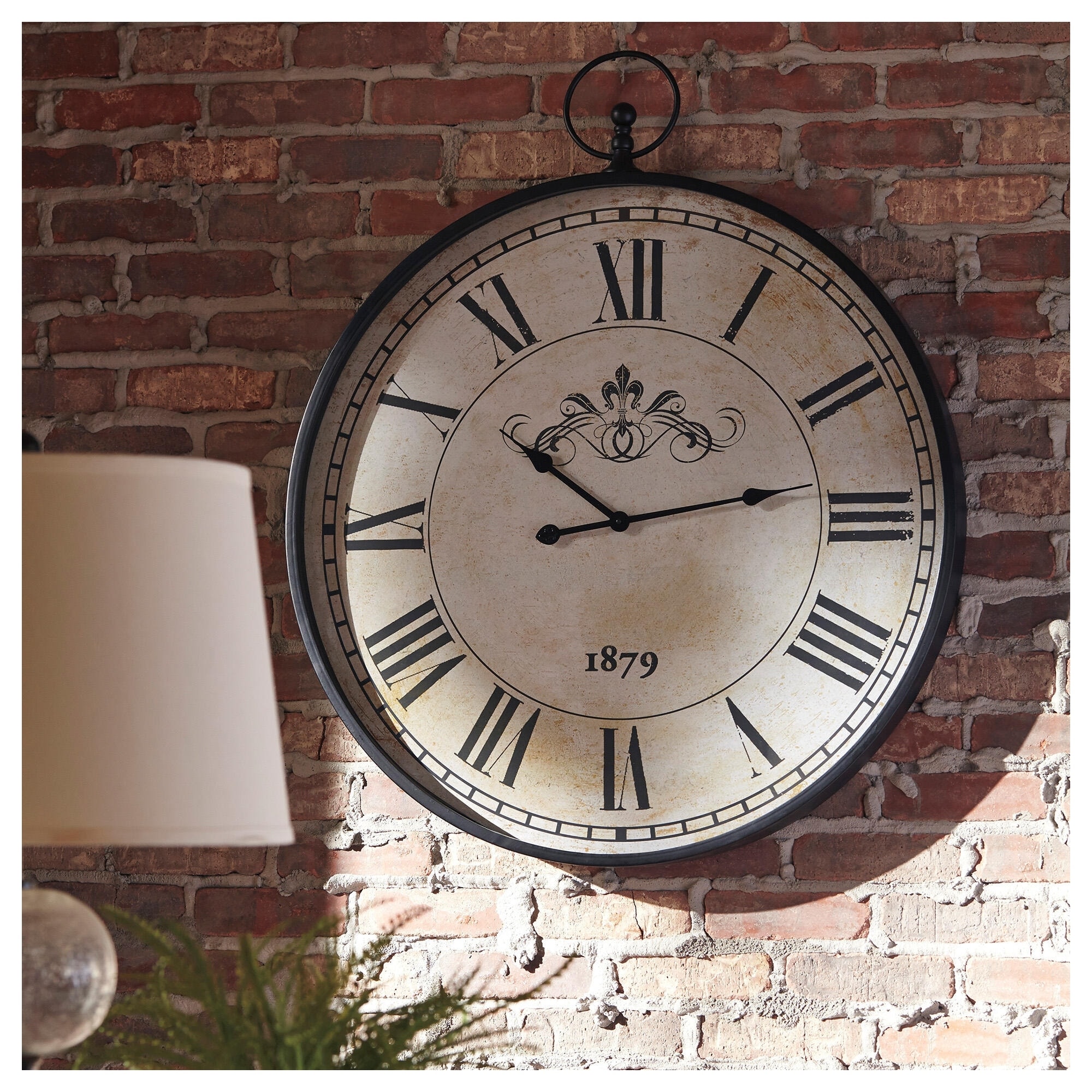 Signature Design by Ashley Augustina Antique Black Wall Clock