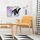 preview thumbnail 3 of 5, Mtv Holographic Peel And Stick Giant Wall Decals by RoomMates
