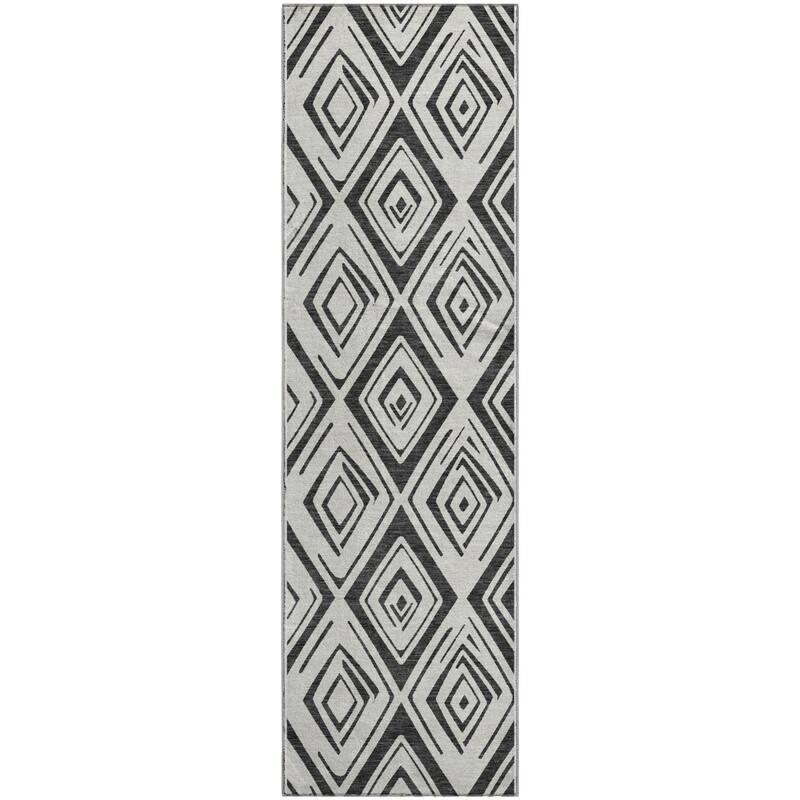 Premium Washable Super Soft Modern Diamond Mayfield Rug